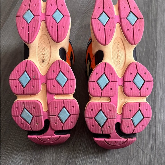 New Balance Orange and Black Athletic Shoes - Picture 6 of 9